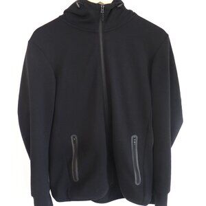 Uniqlo Dry Stretch Sweat Zip Hoodie Black Men's Asian Sz L (US Sz M) Used